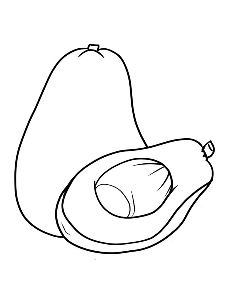 Avocado Coloring