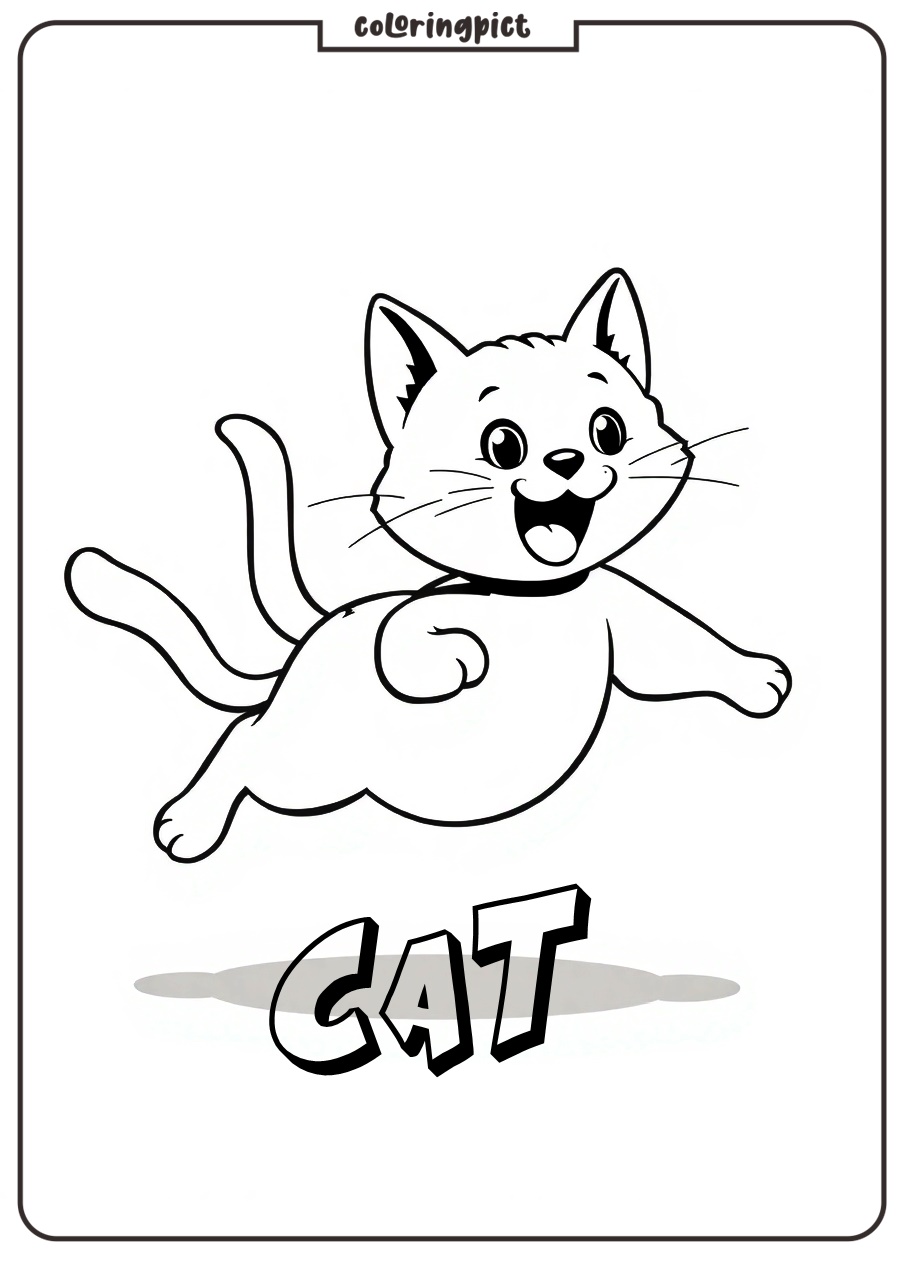 Cat Coloring Book for Kids