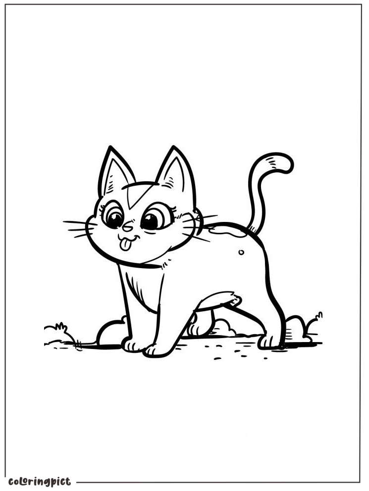 Cat Coloring Pages Images
