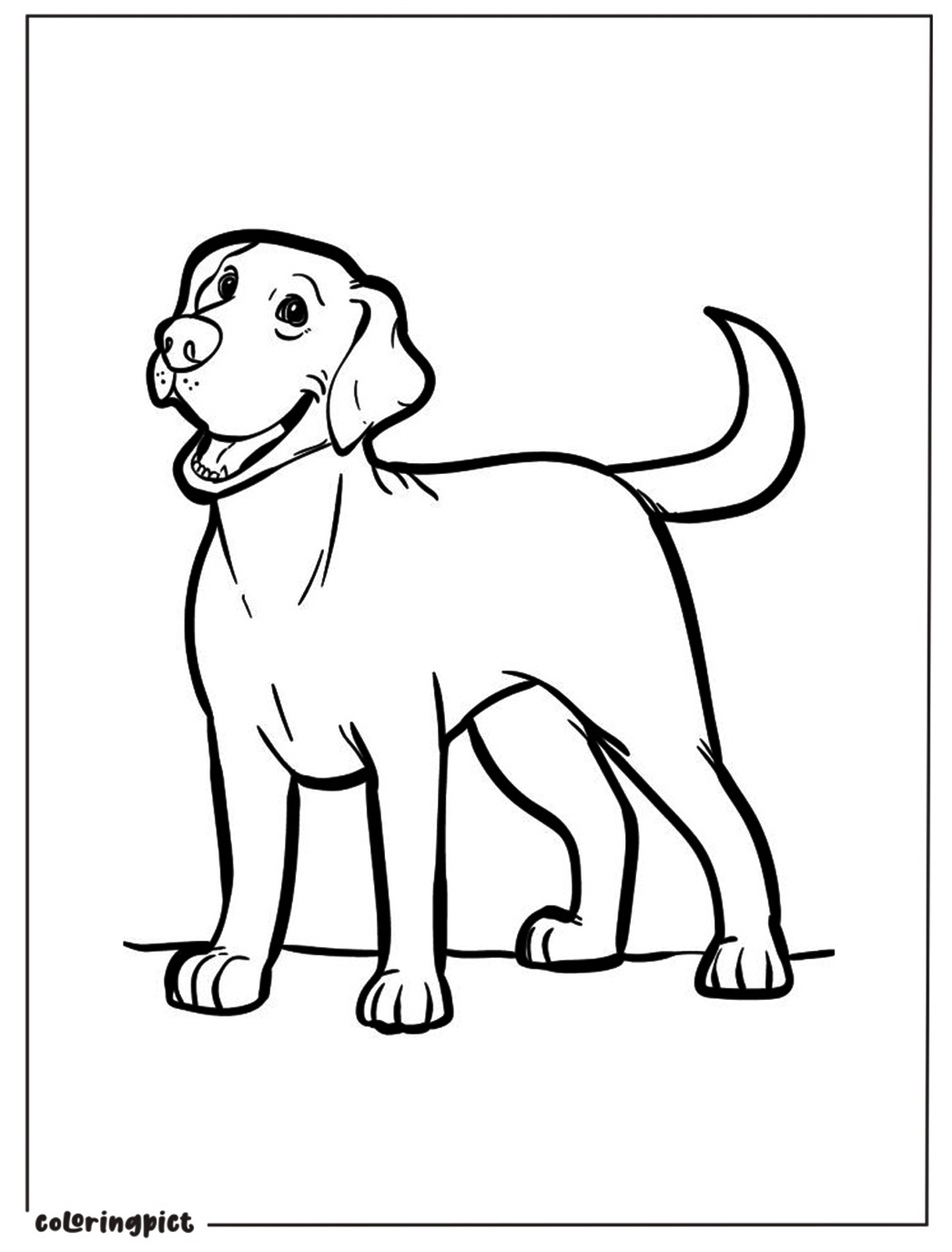 Dog Coloring Page Download