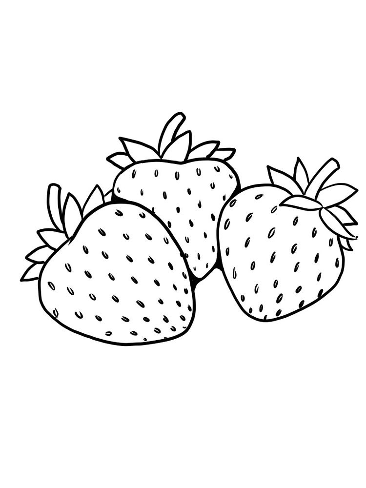 Strawberry Coloring Pages for Kids, Sweet and Fun Creative Activities 1 Free strawberry coloring pages free