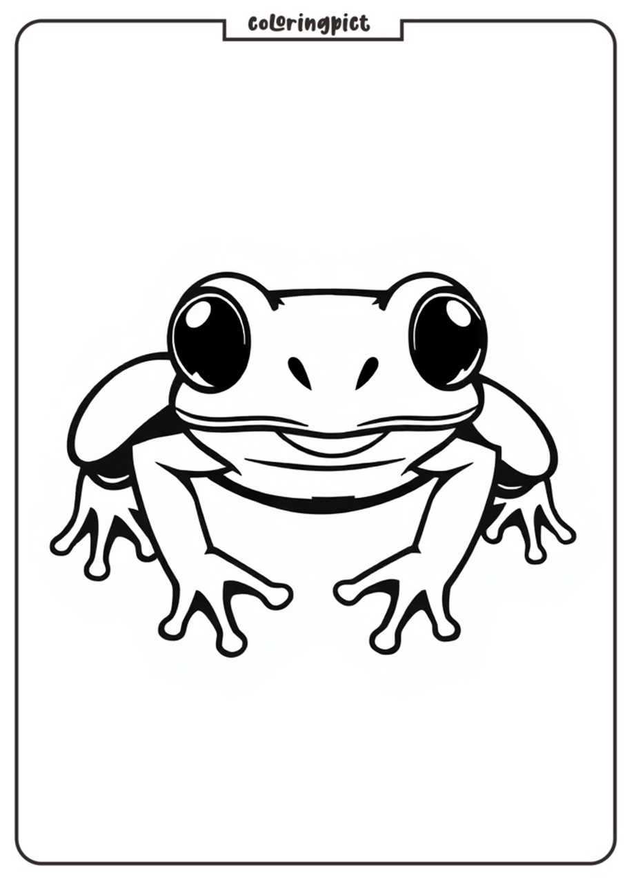 Frog Coloring Page Printable