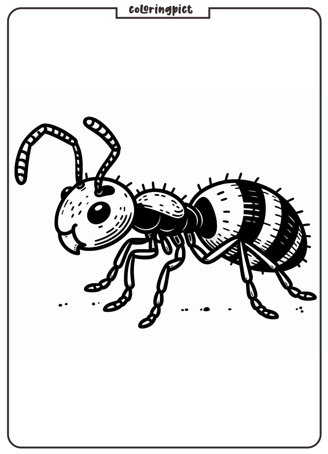 Discover the Busy World of Ant Coloring Pages 2 ant coloring pages for kids