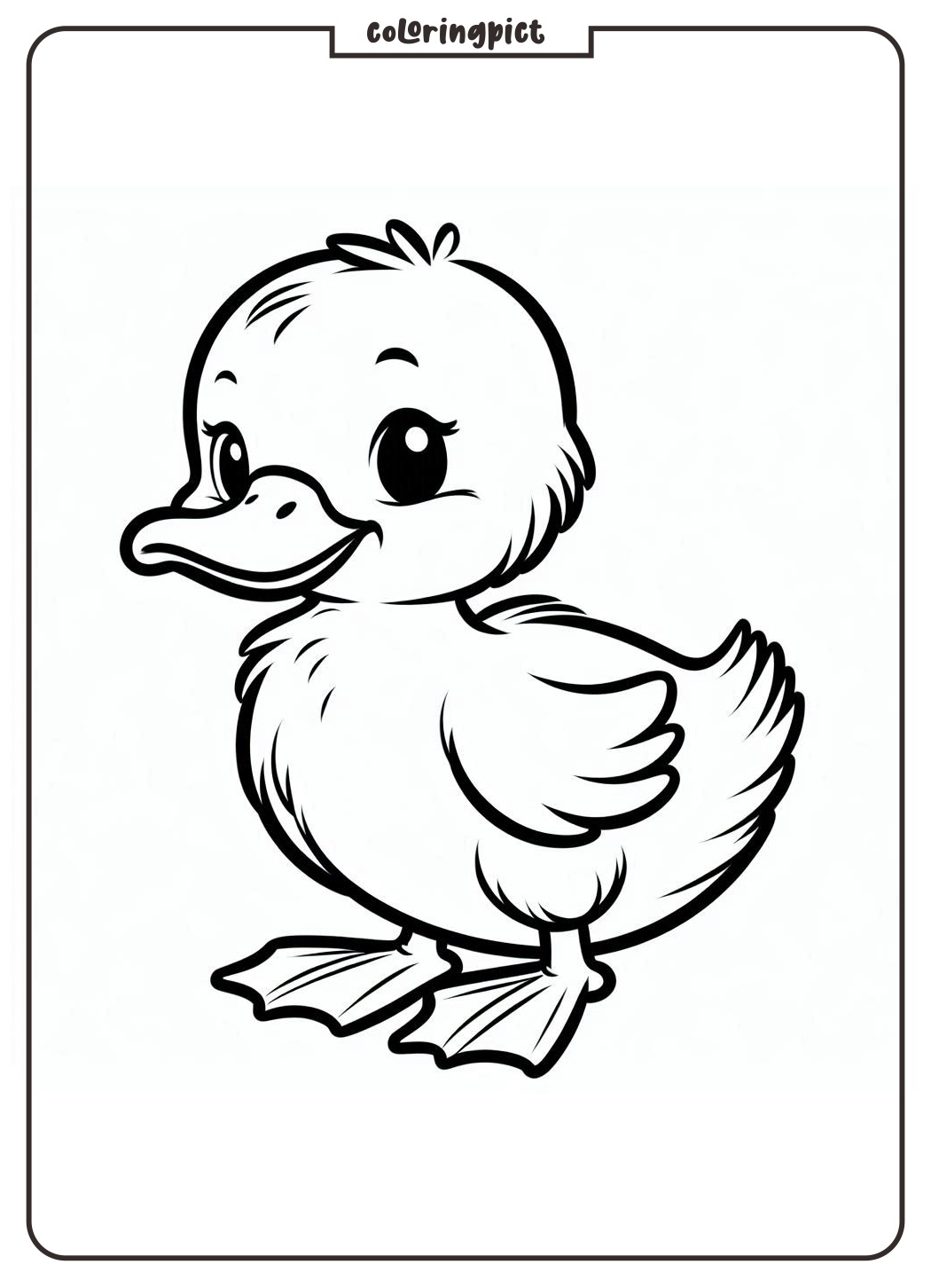 Welcome to the Cute Duckling Coloring Page for Kids 4 cute duckling coloring pages printable