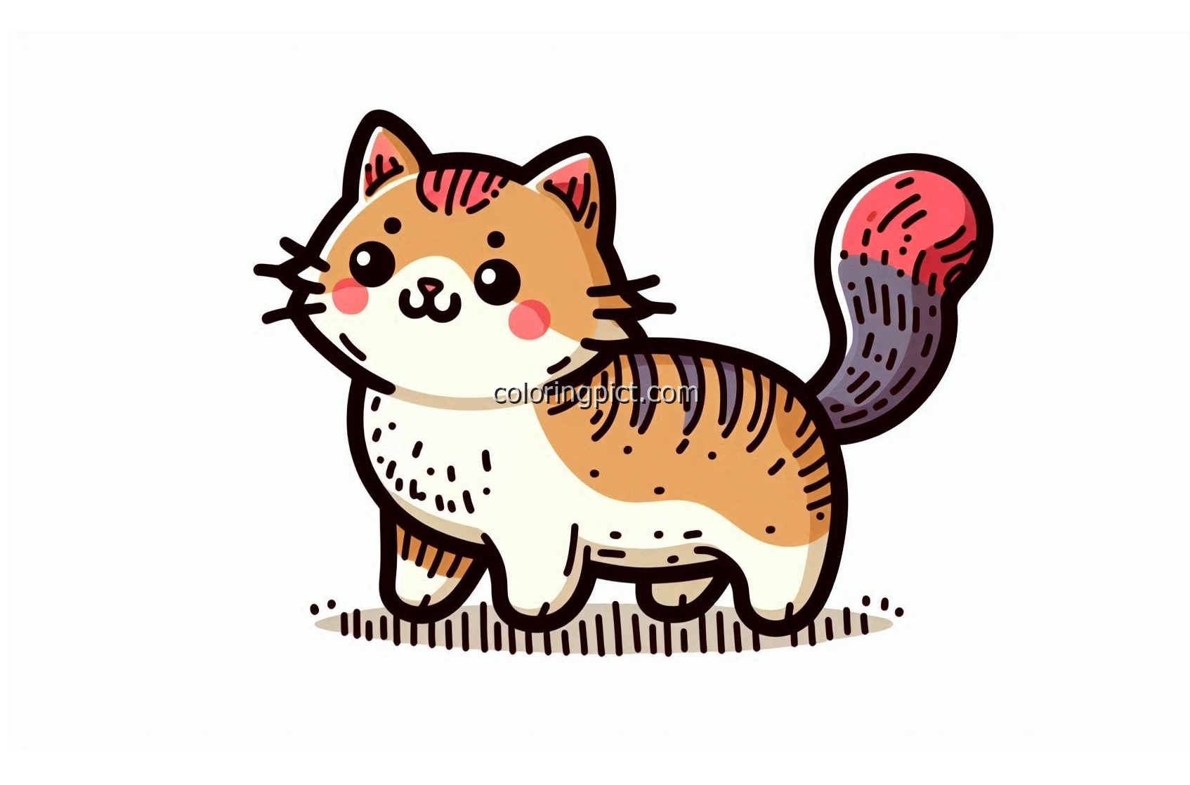 Image of Cat Coloring