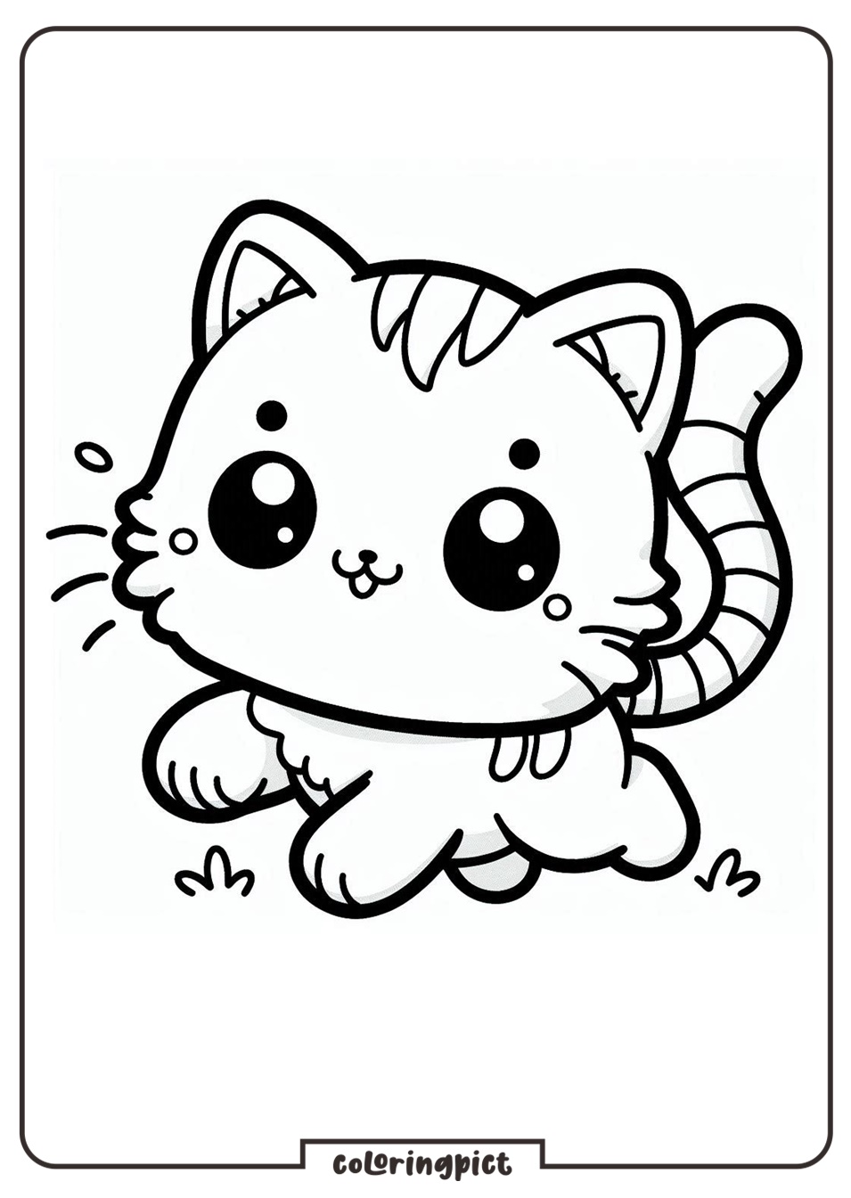 Kitten Coloring Pages