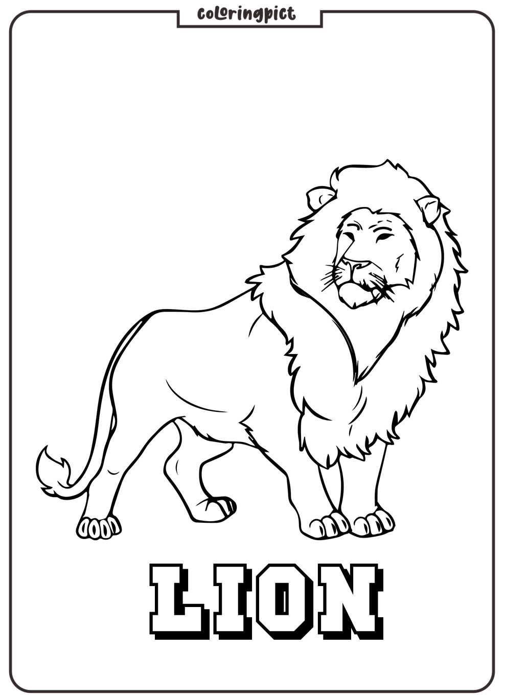 Lion Coloring Pages