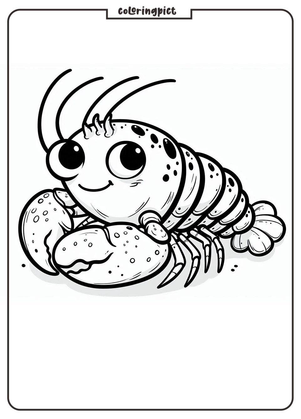 Lobster coloring pages printable
