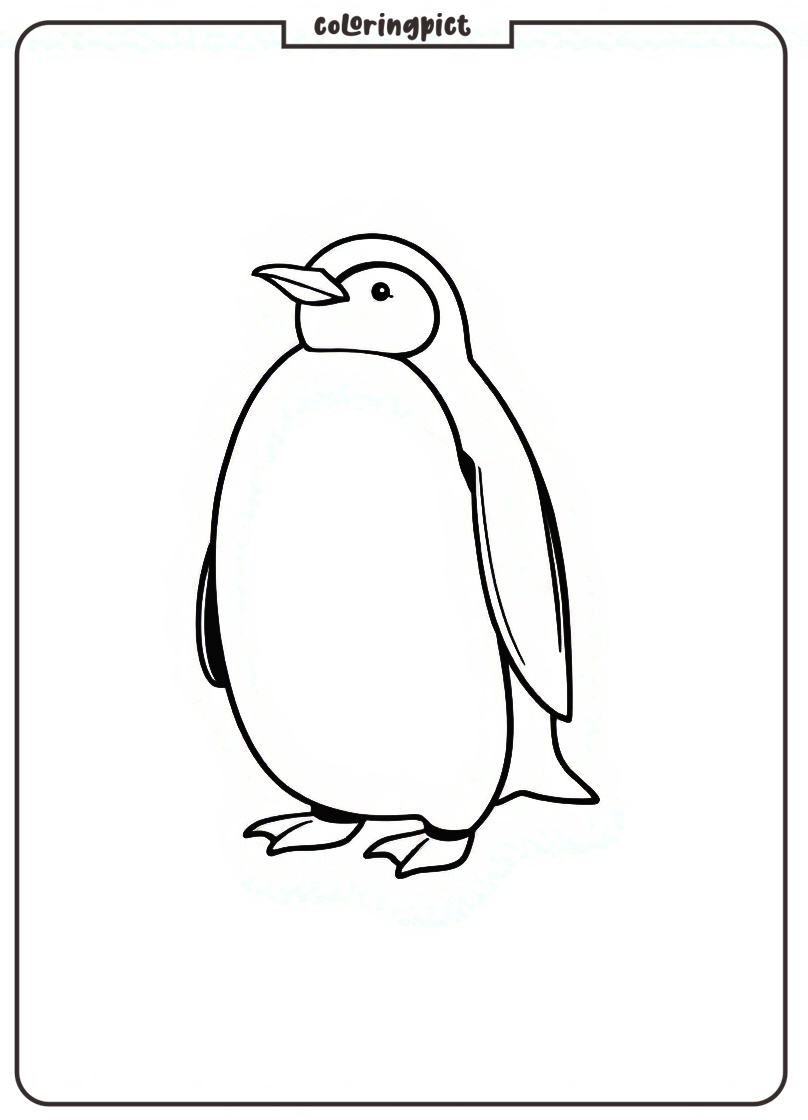 Penguin Coloring Pages Printable
