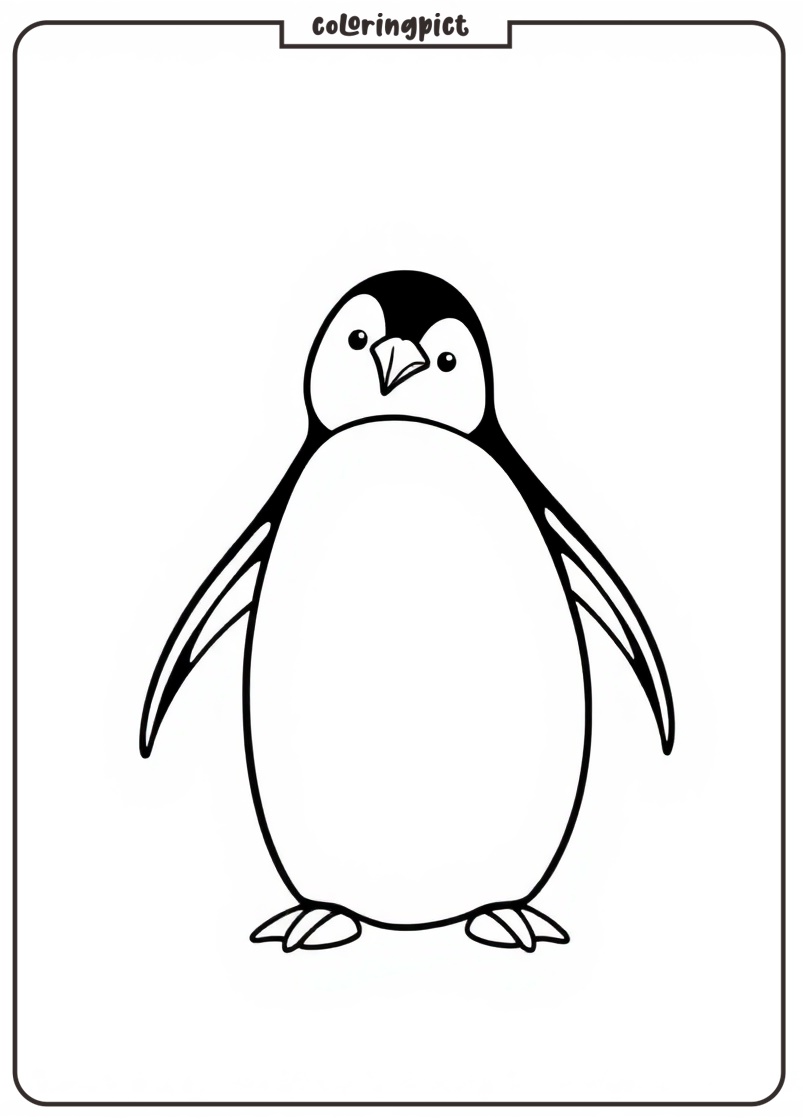 Penguin Coloring Pages