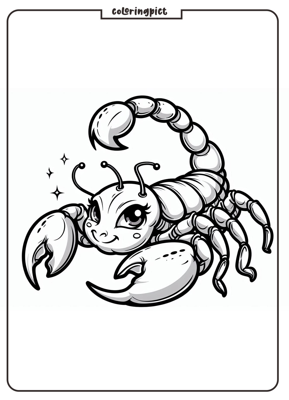 scorpion coloring pages online
