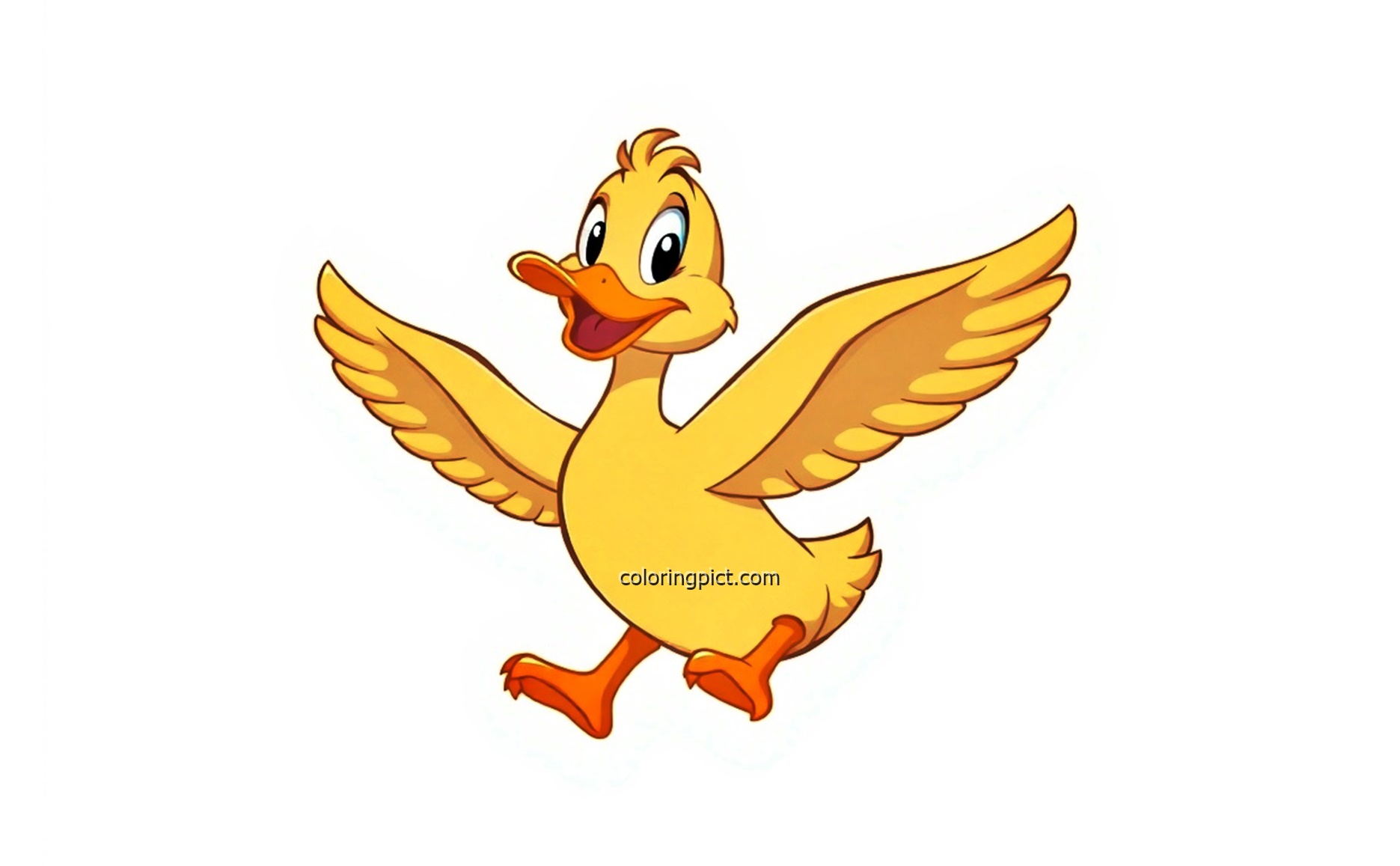 Image Duck Are Flying to Color
