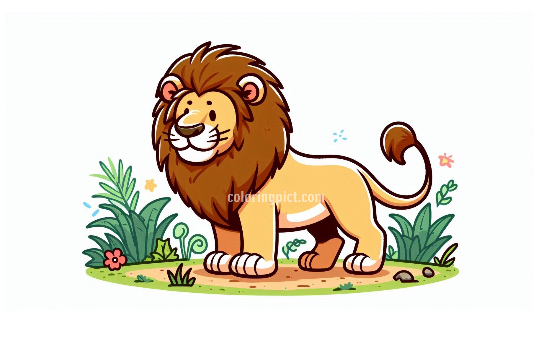 Image Lion Coloring