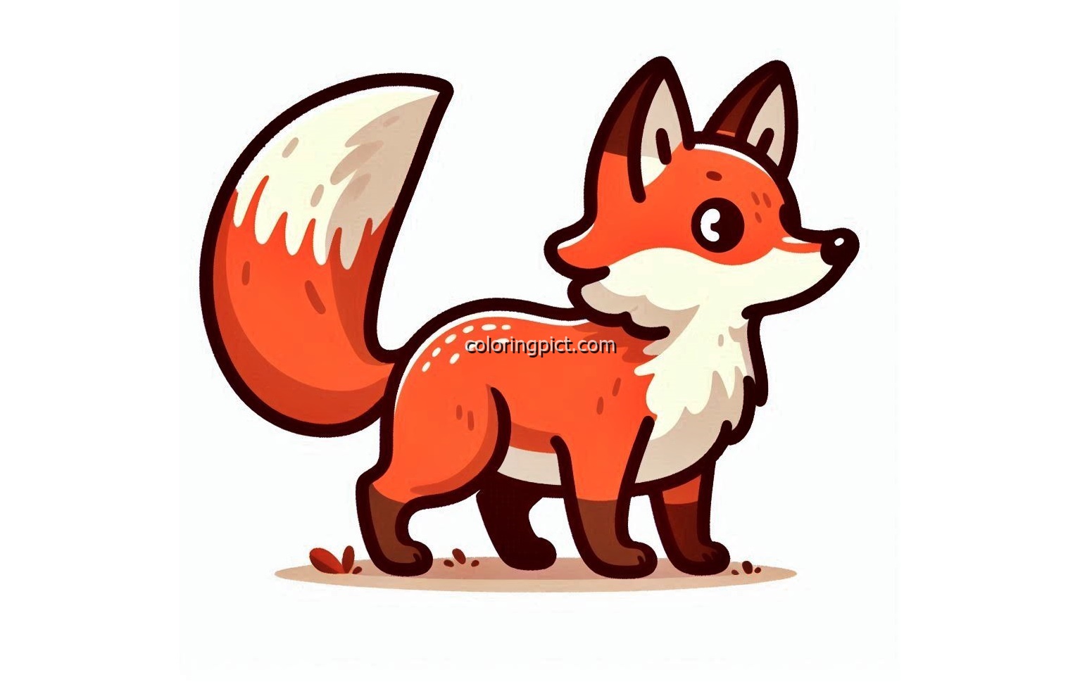 Image of Fox Coloring