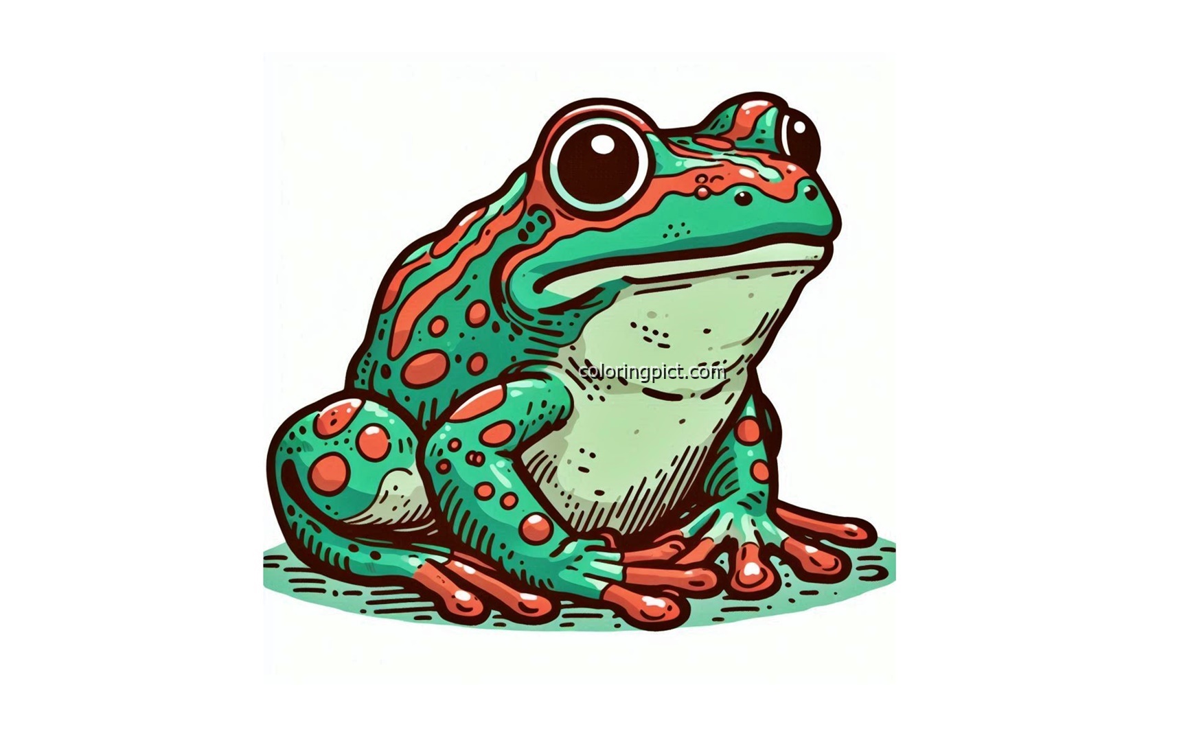 Image of Frog Coloring