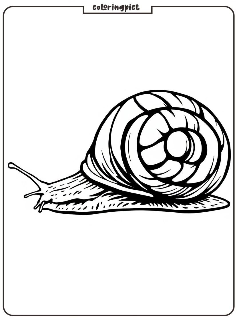 Snail Coloring Pages Printable