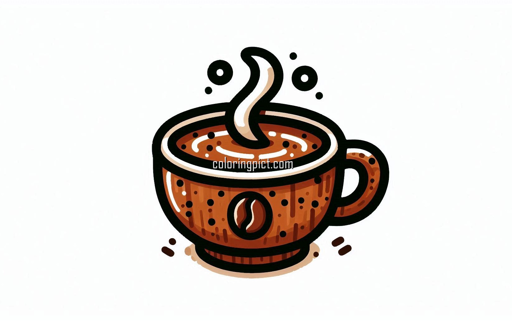 Welcome to the Coffee Drink Coloring Pages! 6 Image is Coffee Drink Coloring
