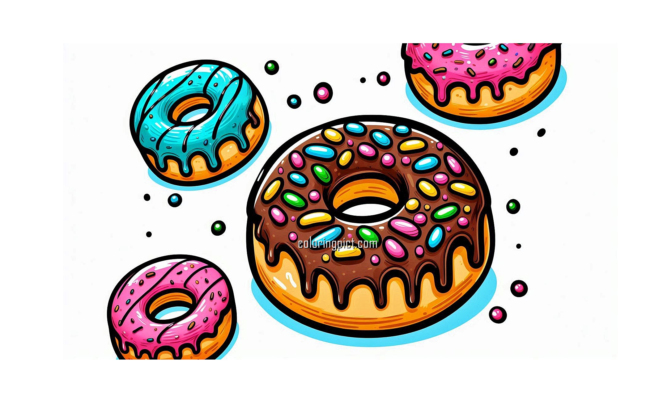 Image of Donut Coloring
