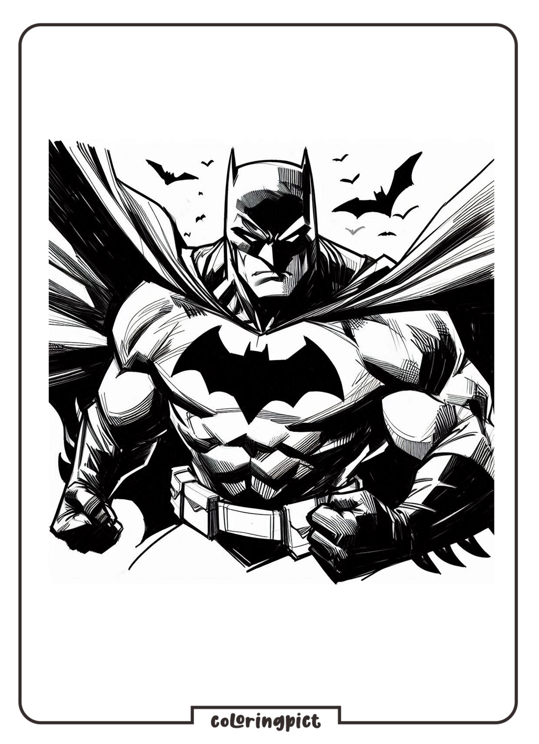 Batman Coloring Page