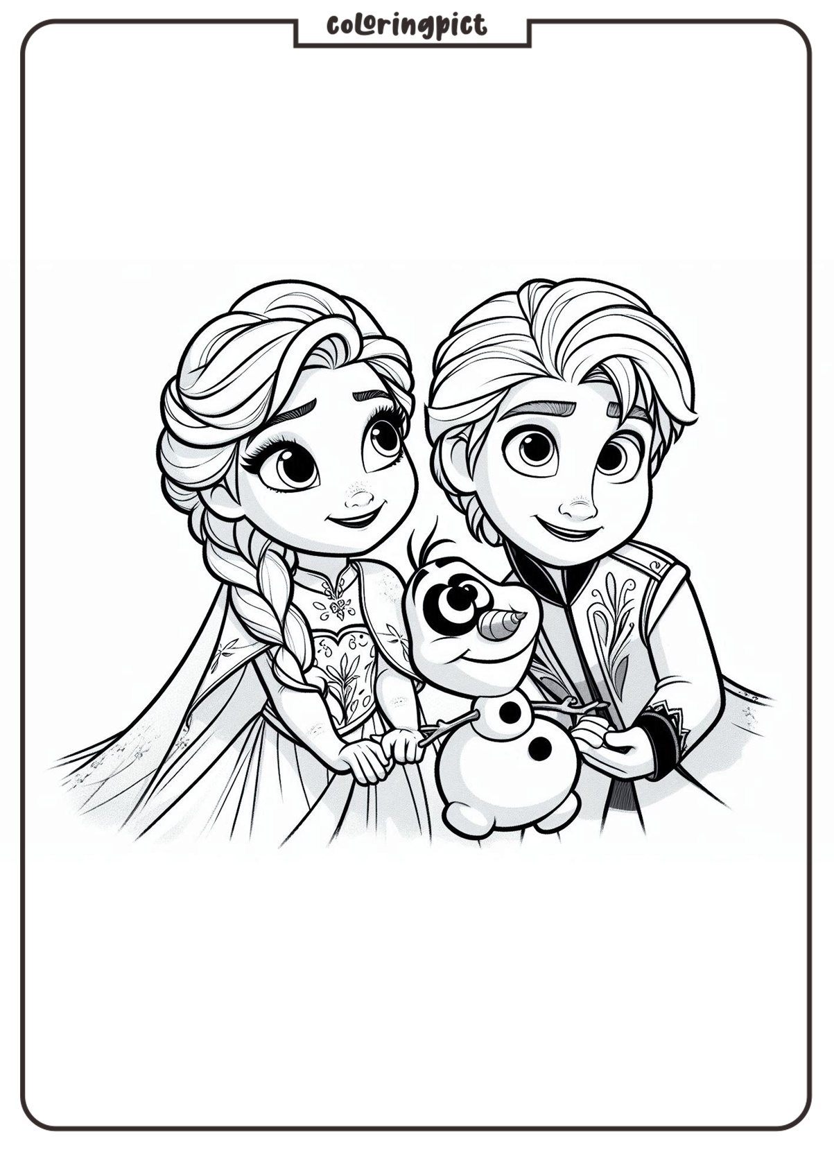 Step into a Magical Adventure with these Frozen Coloring Pages 3 Frozen Coloring Pages for Kids