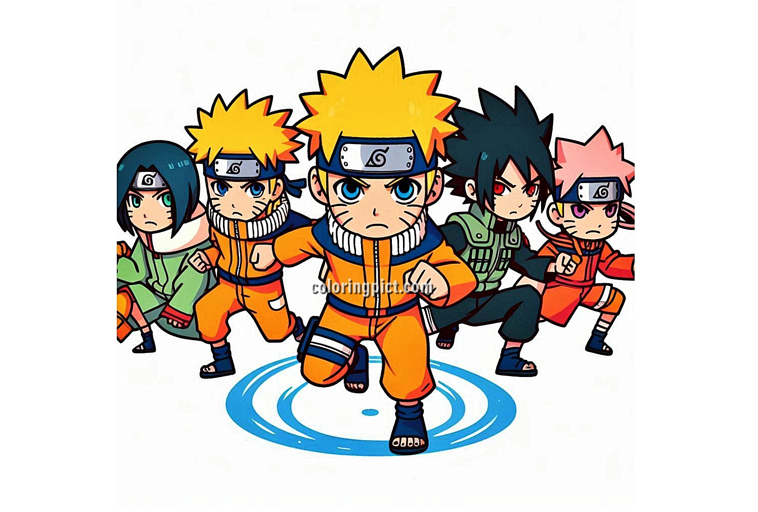 Enter the World of Adventure with the Naruto Coloring Pages! 4 Image is Naruto Coloring