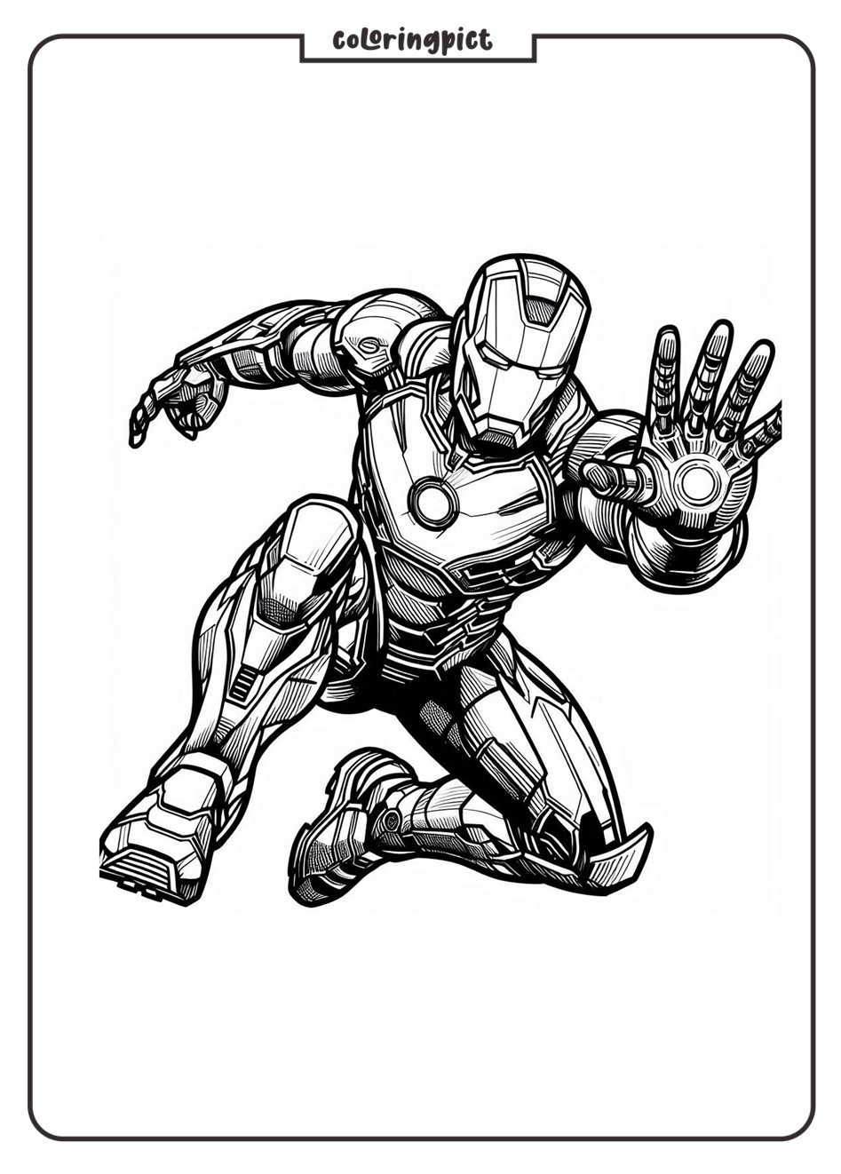 Iron Man Coloring Pages