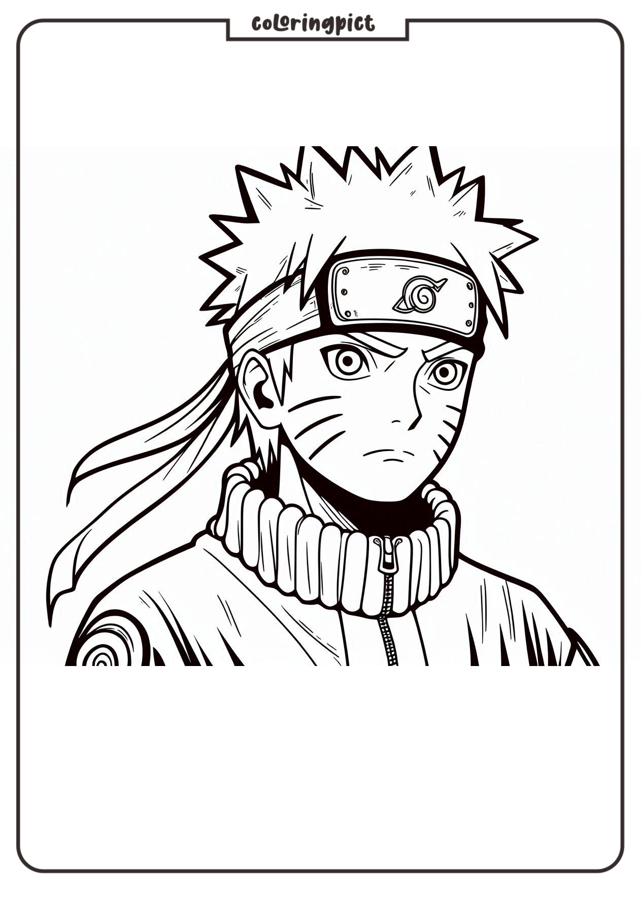 Enter the World of Adventure with the Naruto Coloring Pages! 3 Naruto Coloring Pages