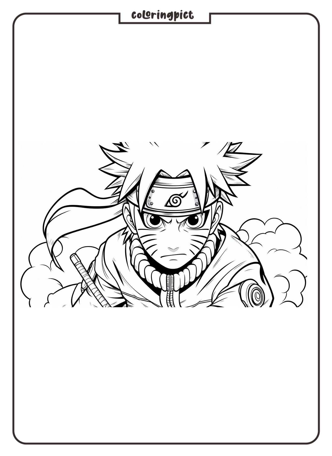 Enter the World of Adventure with the Naruto Coloring Pages! 2 Naruto cartoon Movie Coloring Pages
