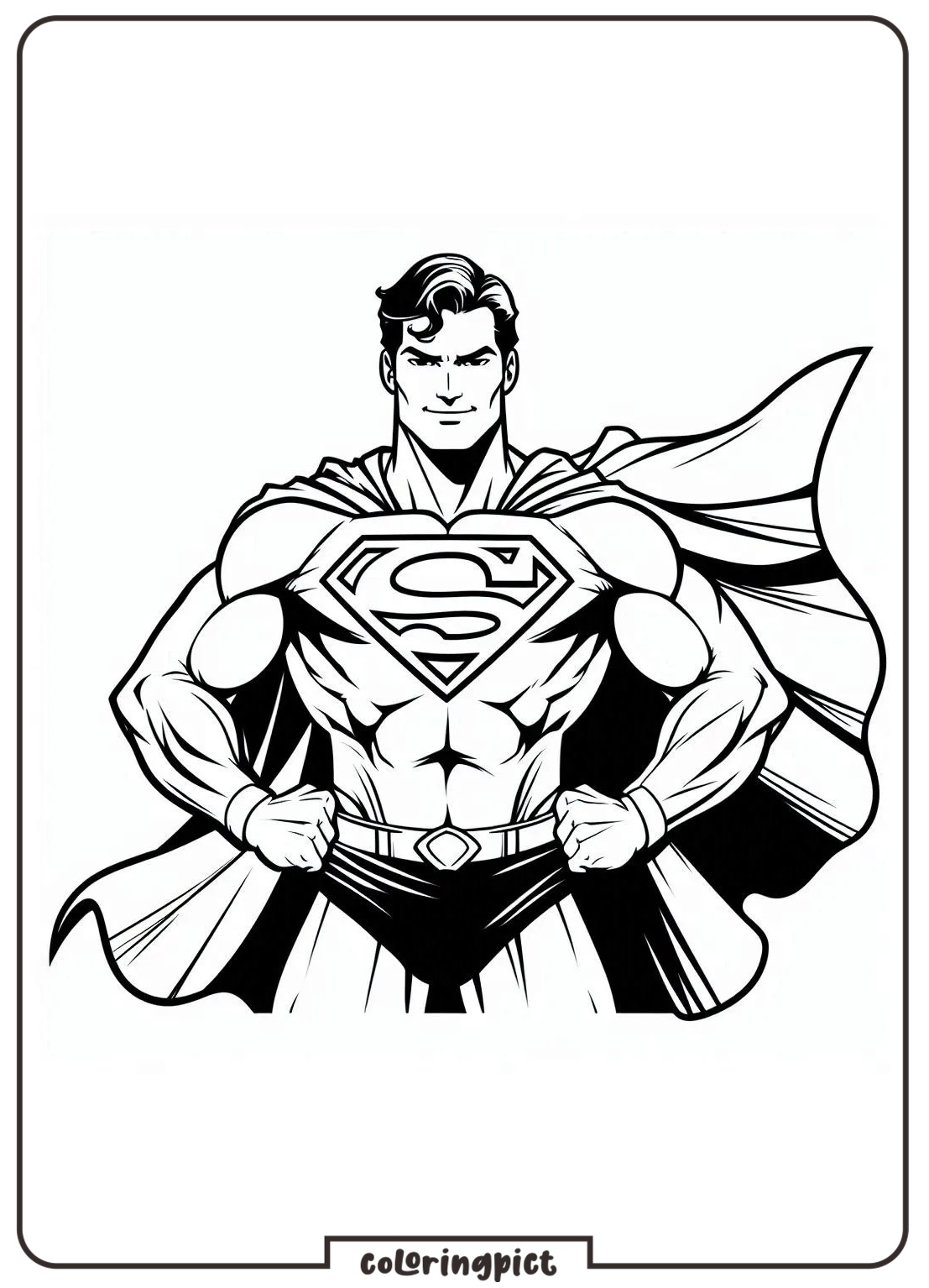Superman for Coloring Pages