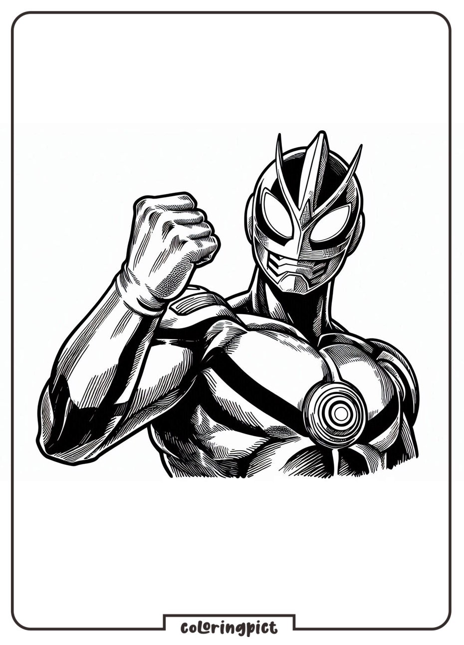 Ultraman Coloring Pages