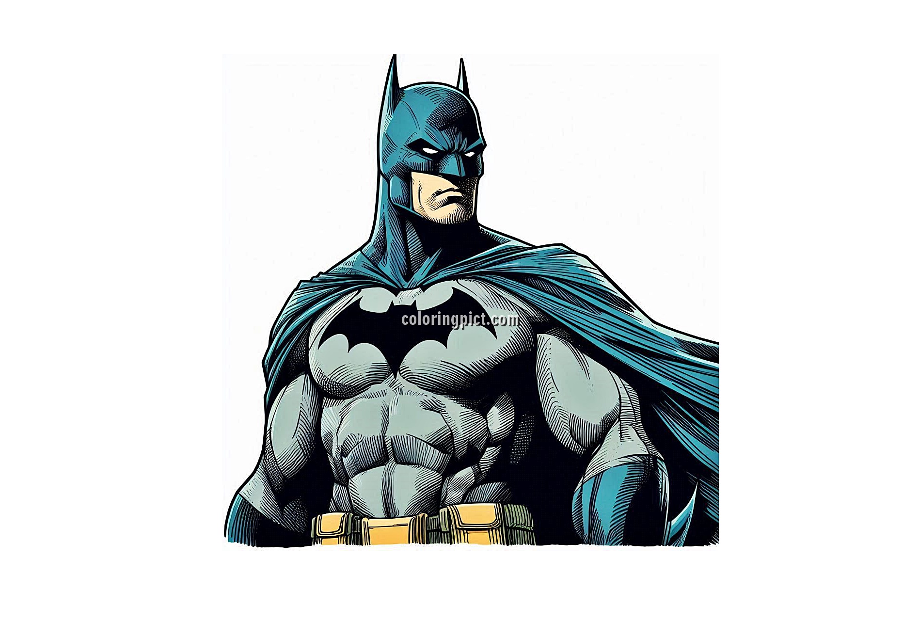 image is Batman coloring pages