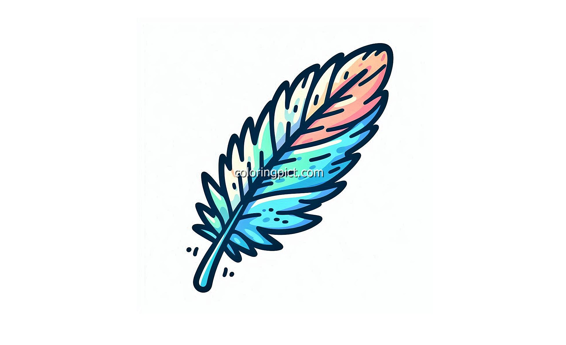 image is feather coloring