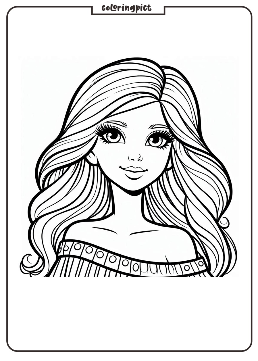 Barbie Coloring Pages That Inspire Every Child's Creativity 4 Barbie Coloring Pages