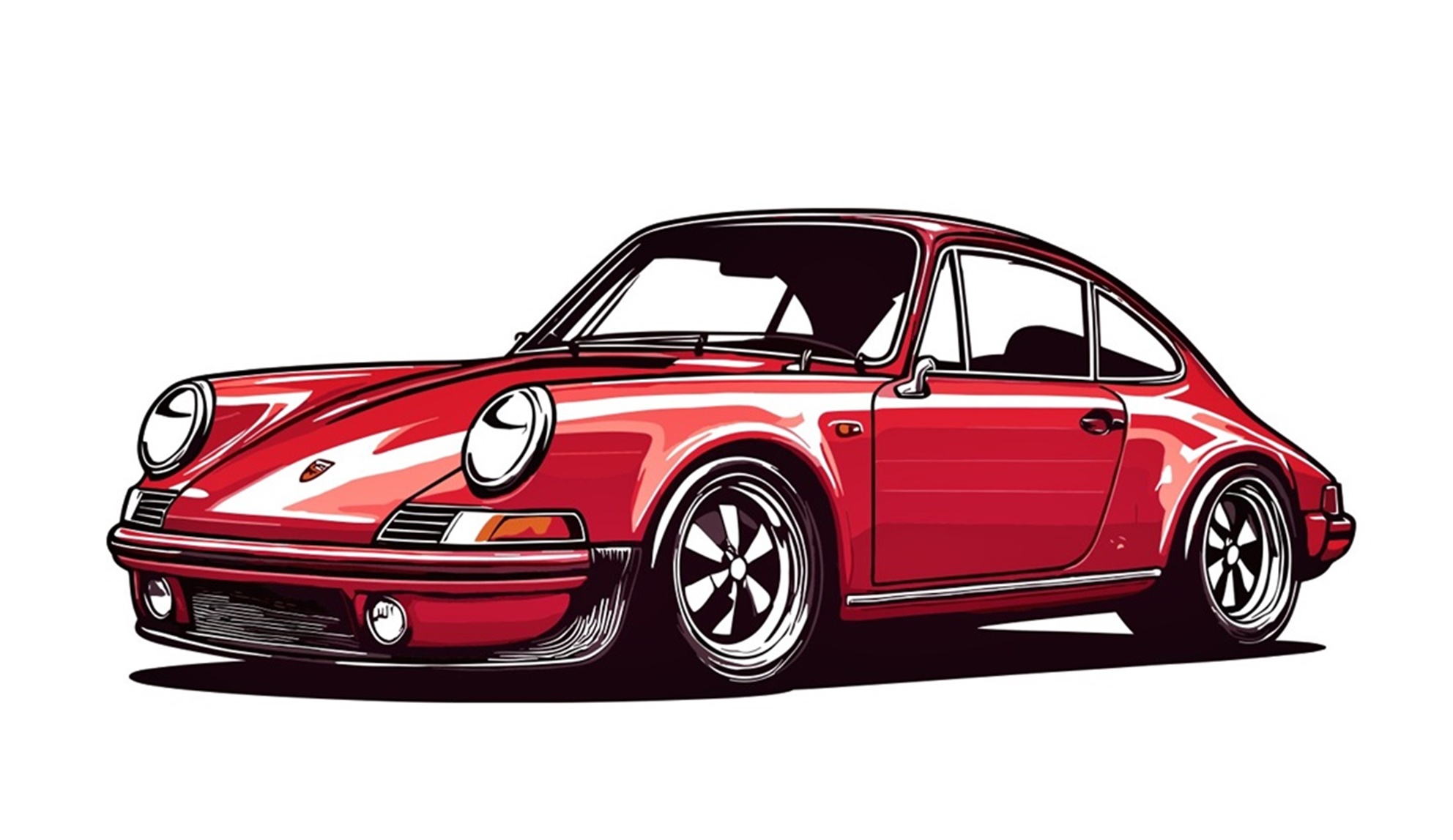 Coloring Page of Porsche Images