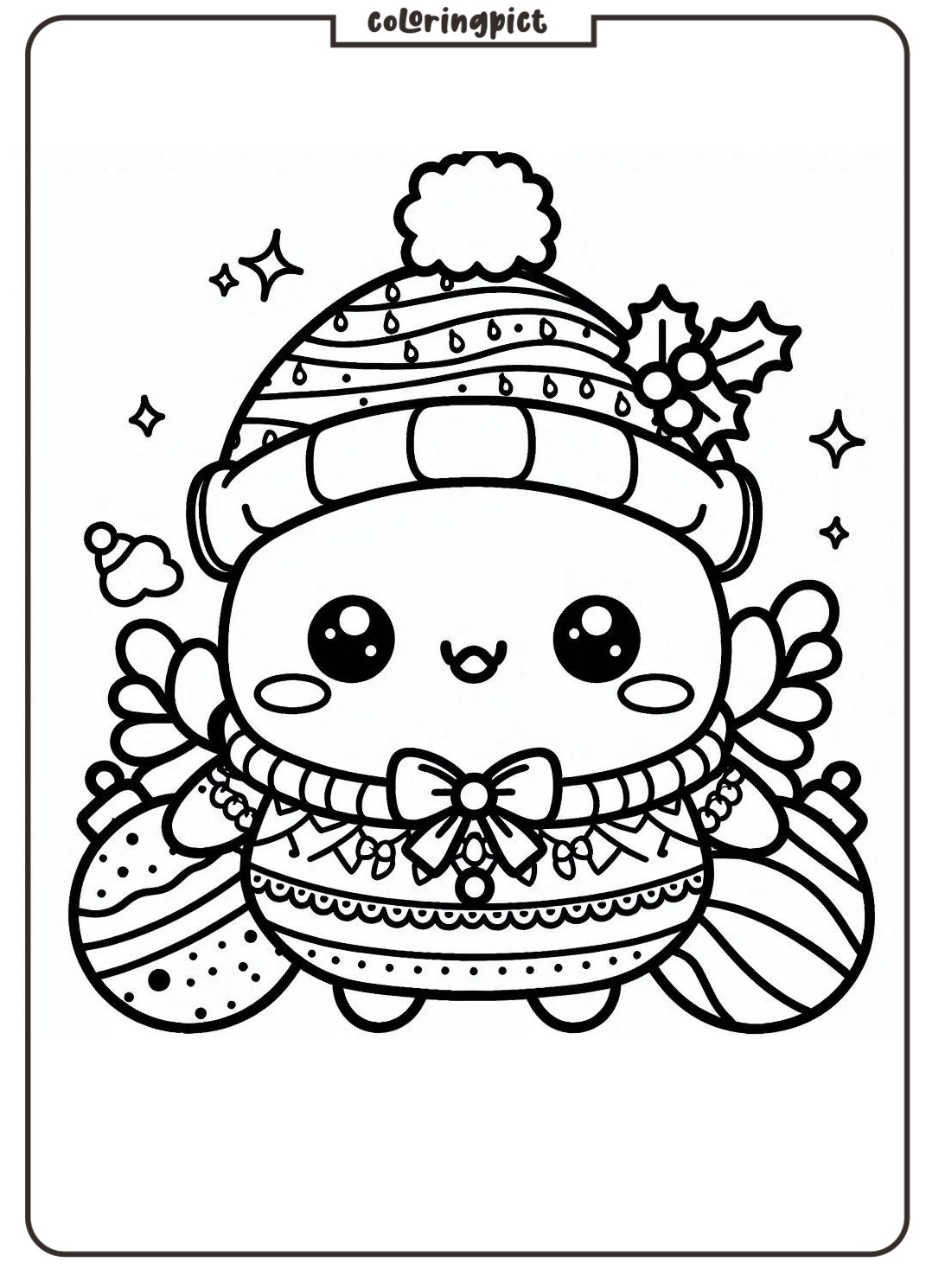 Cute Kawaii Coloring Pages Coloringpict.com