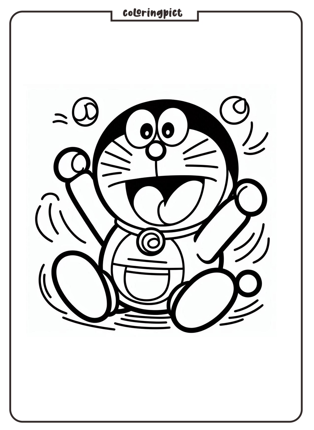 Step into a World of Fun and Imagination with these Doraemon Coloring Pages 3 Doraemon Coloring Pages for Kid coloringpict.com