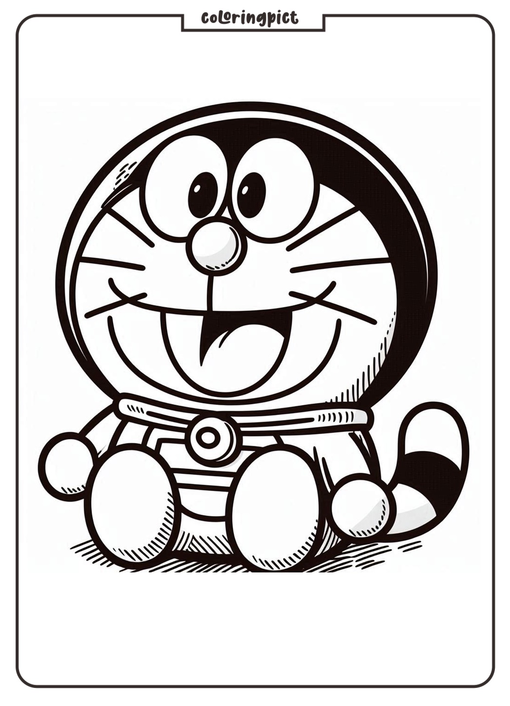 Step into a World of Fun and Imagination with these Doraemon Coloring Pages 4 Doraemon Coloring Pages for Kids coloringpict.com