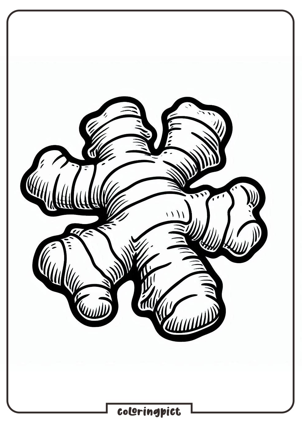 Ginger coloring page for kids