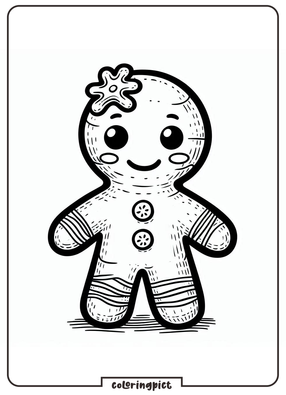 Ginger coloring pages for kids