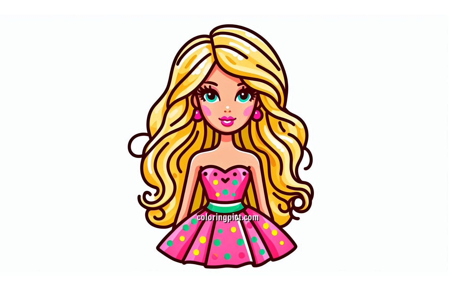 Barbie Coloring Pages That Inspire Every Child's Creativity 5 Image is Barbie Coloring