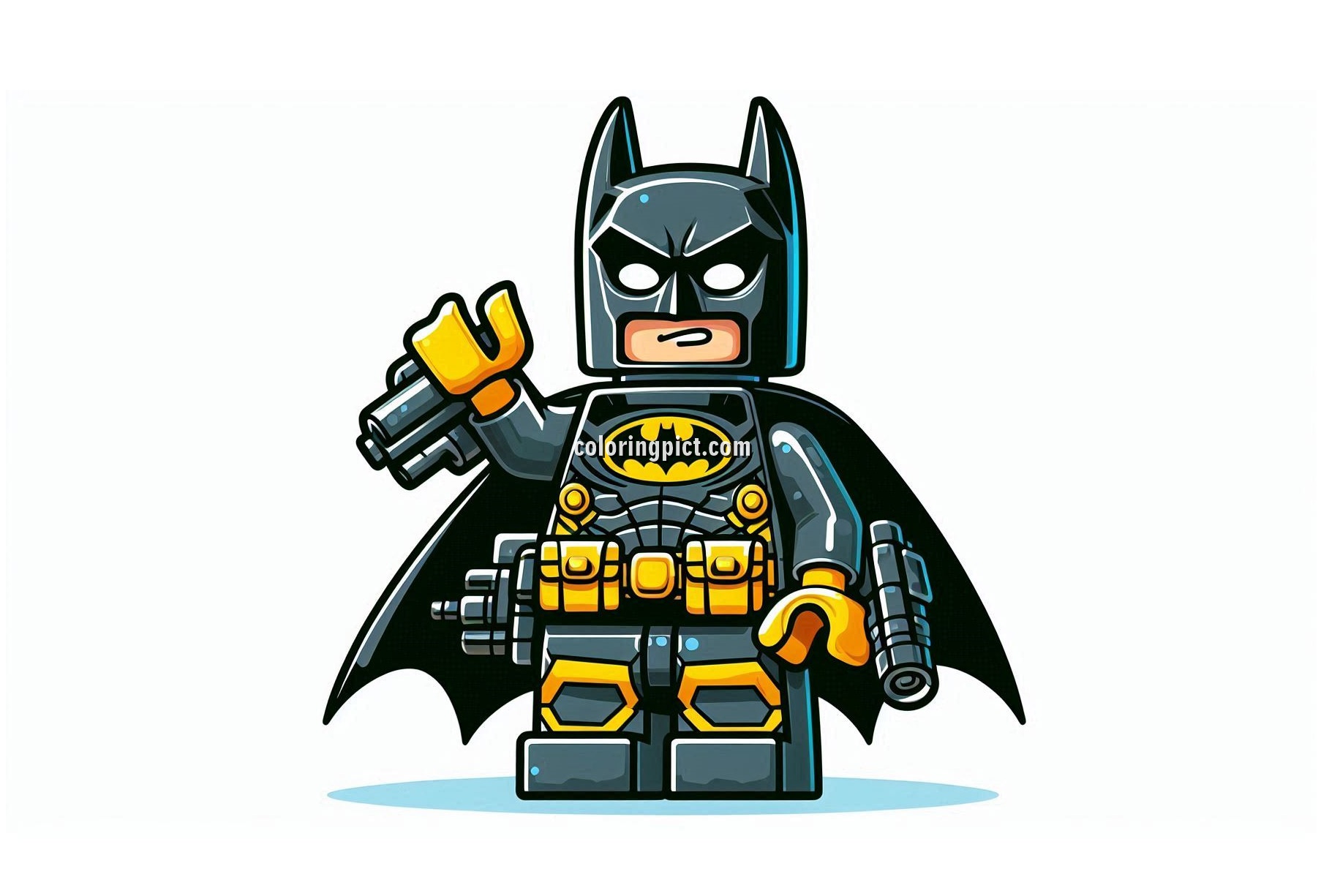 Let’s Color LEGO Batman! 5 Image is Lego Batman Coloring