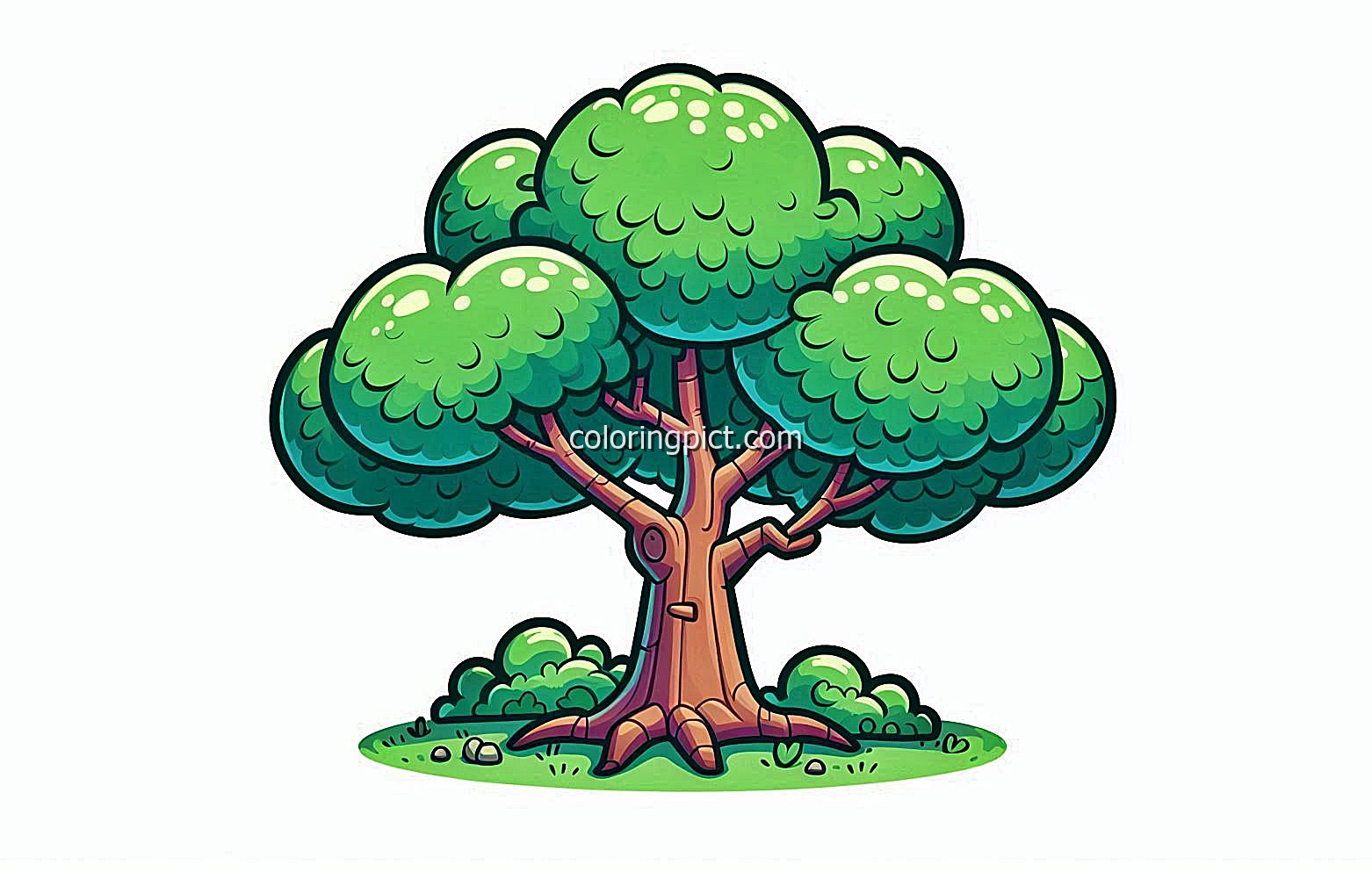 Image is Tree Coloring