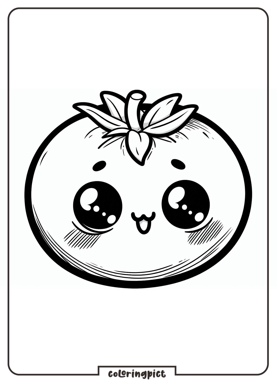 Tomato Coloring Pages for Kids 3 Tomato Coloring Pages for Kids coloringpict.com