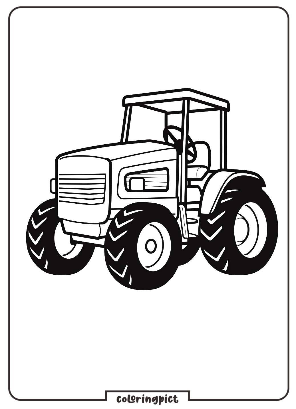 Tractor Coloring Pages Printable
