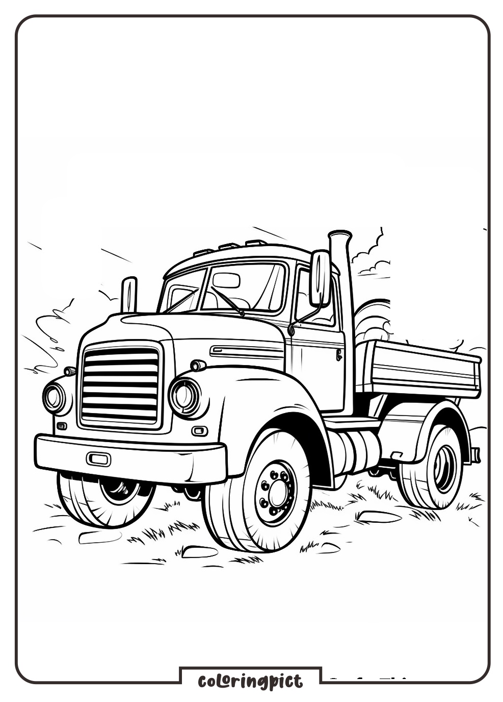 Truck Coloring Pages Download