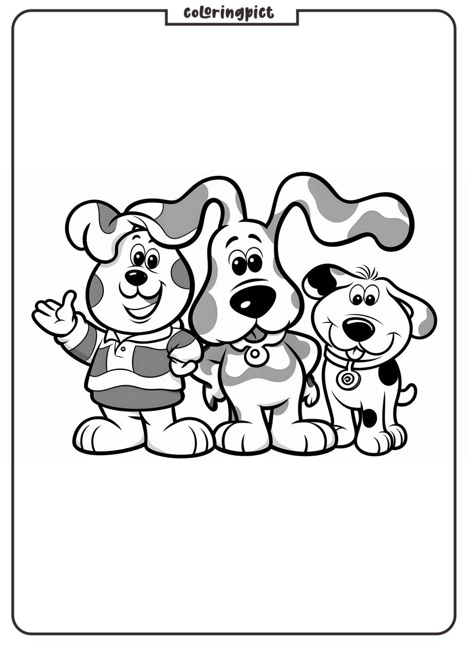 Blues Clues Coloring Pages