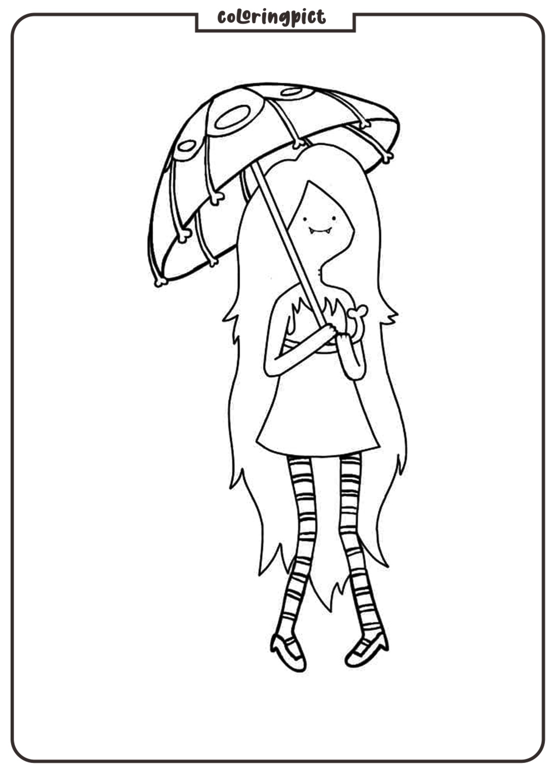 coloring pages marceline adventure time
