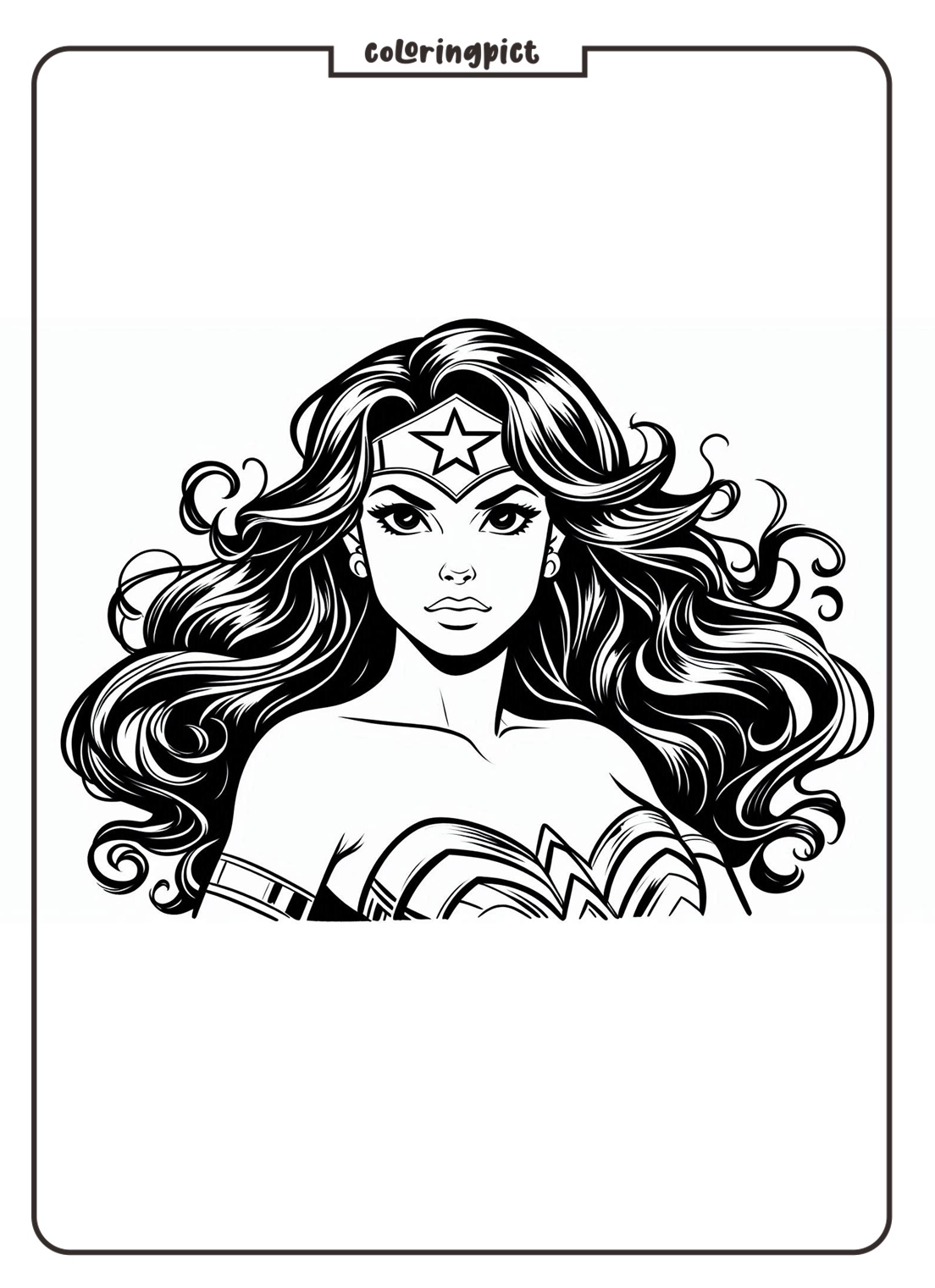 Wonder Women Coloring Pages