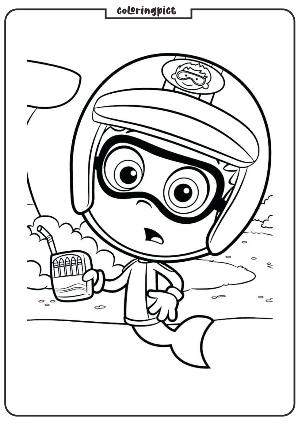 Bubble Guppies Coloring Pages for Kids