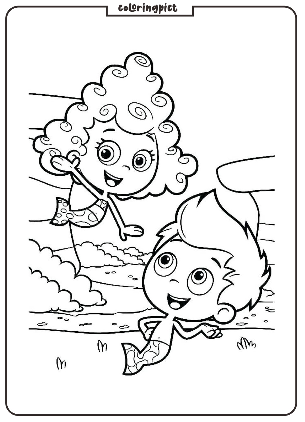 Bubble Guppies Coloring Pages